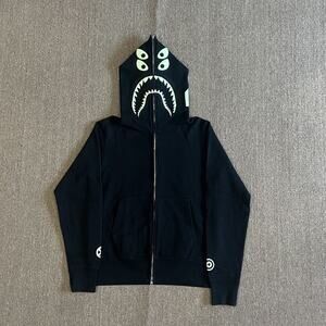 Bape x Bounty Hunter Mad Shark Full Zip Hoodie
